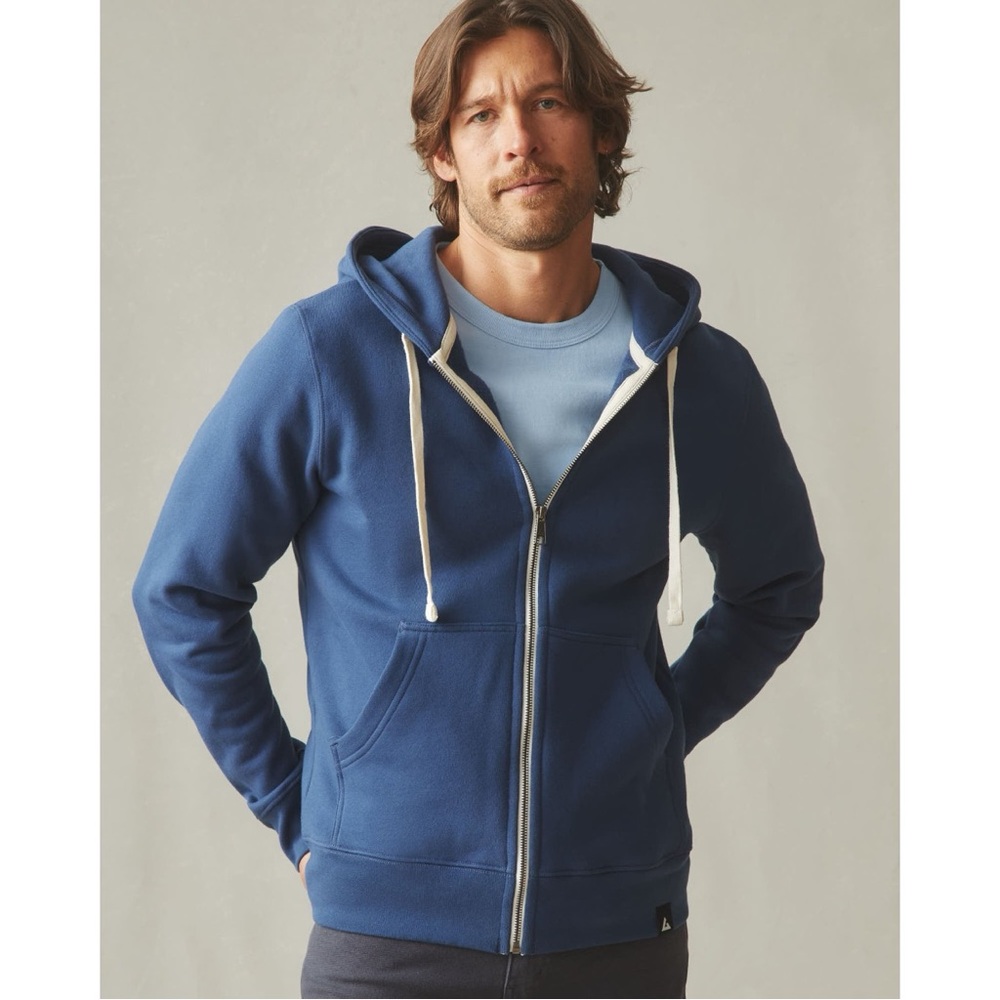 American Giant Classic Navy Hoodie - Picture 14 of 14